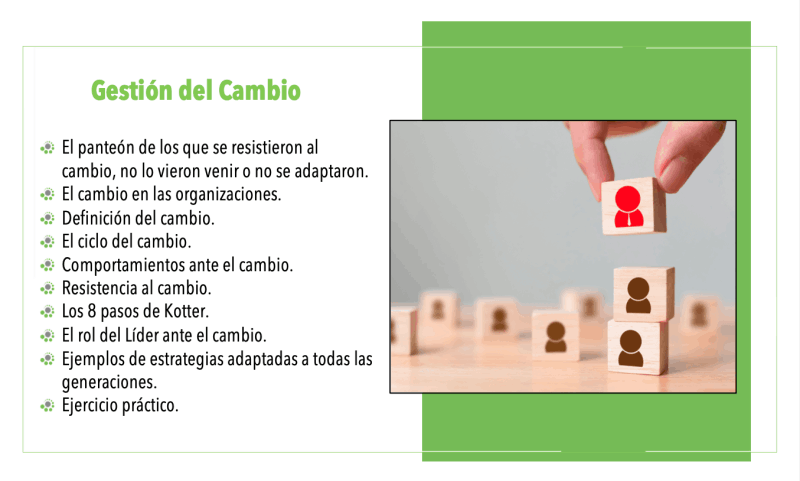 Gestion de Cambio